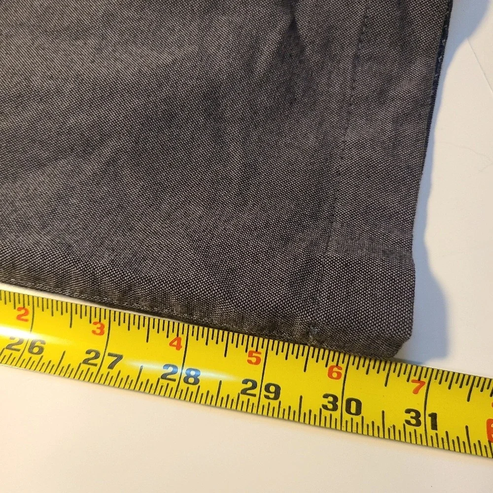 Ted Baker London Mens Slim Fit Chino Pants Charcoal Grey Textured 36R